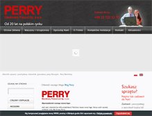 Tablet Screenshot of perry.com.pl